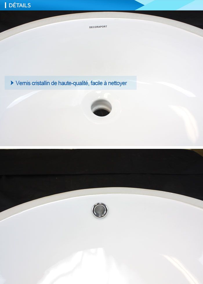 Lavabo-Vasque de Dessous de Comptoir